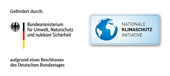 Das Logo des Bundesministerium für Umwelt, Naturschutz und nukleare Sicherheit und der Nationalen Klimaschutzinitiative
